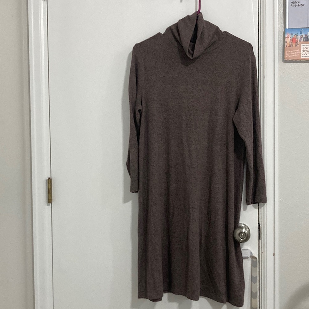 Super soft cowl neck dress